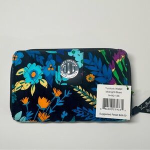 Vera Bradley Midnight Blues Floral Wallet